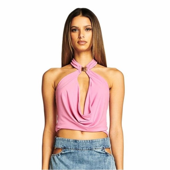 I AM GIA Pink Valentina Top - Picture 1 of 4